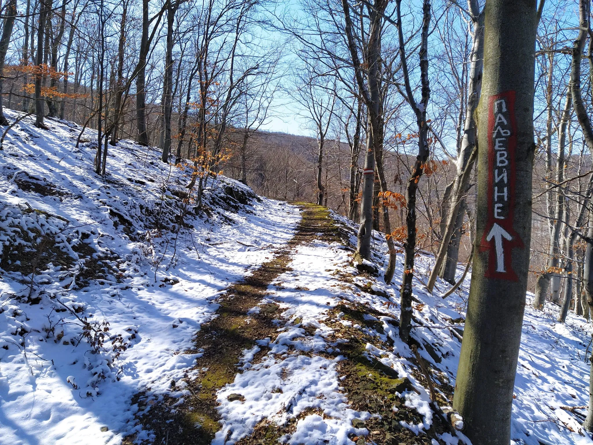 Nakon prvog kilometra put počinje da se širi.