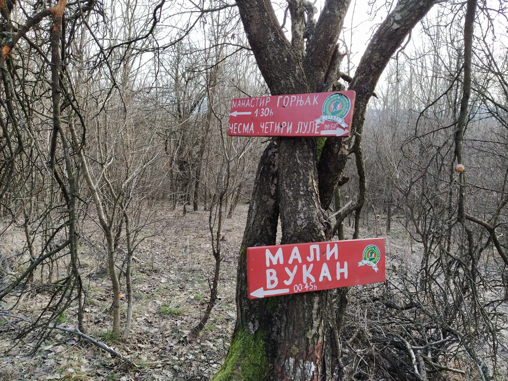 Skretanje za mali Vukan.